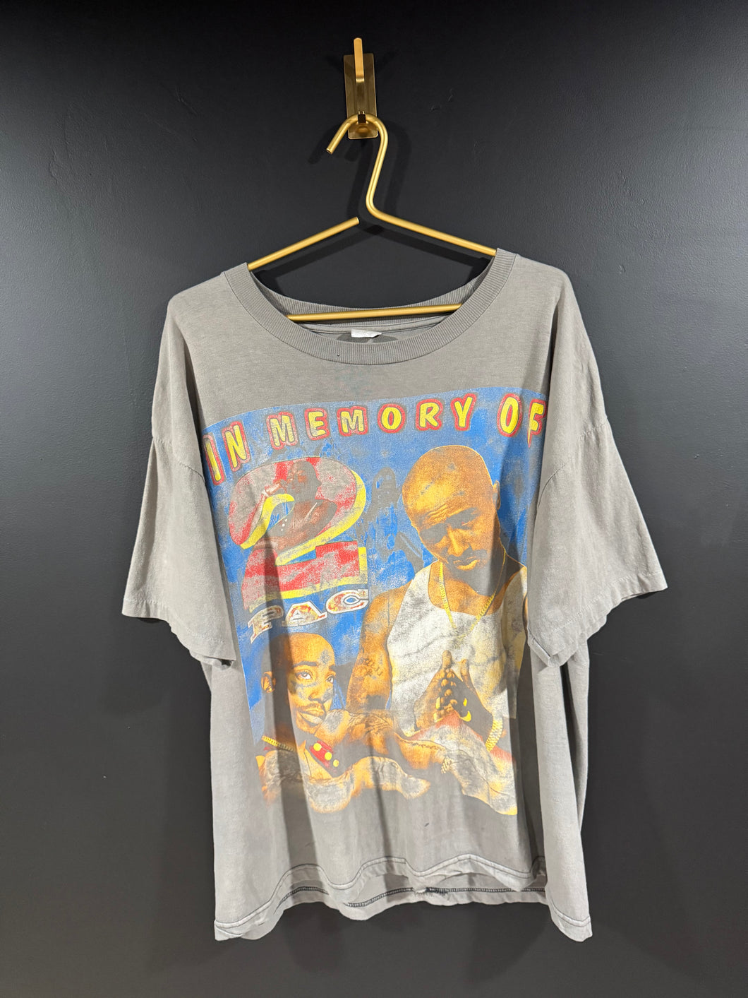 1990s Vintage 2pac Tupac “All Eyez On Me” Rap Tee XL