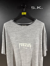 Load image into Gallery viewer, Yeezy Kanye West Ye Yeezus Tour Merch Distressed Grey Elongated Tee XL
