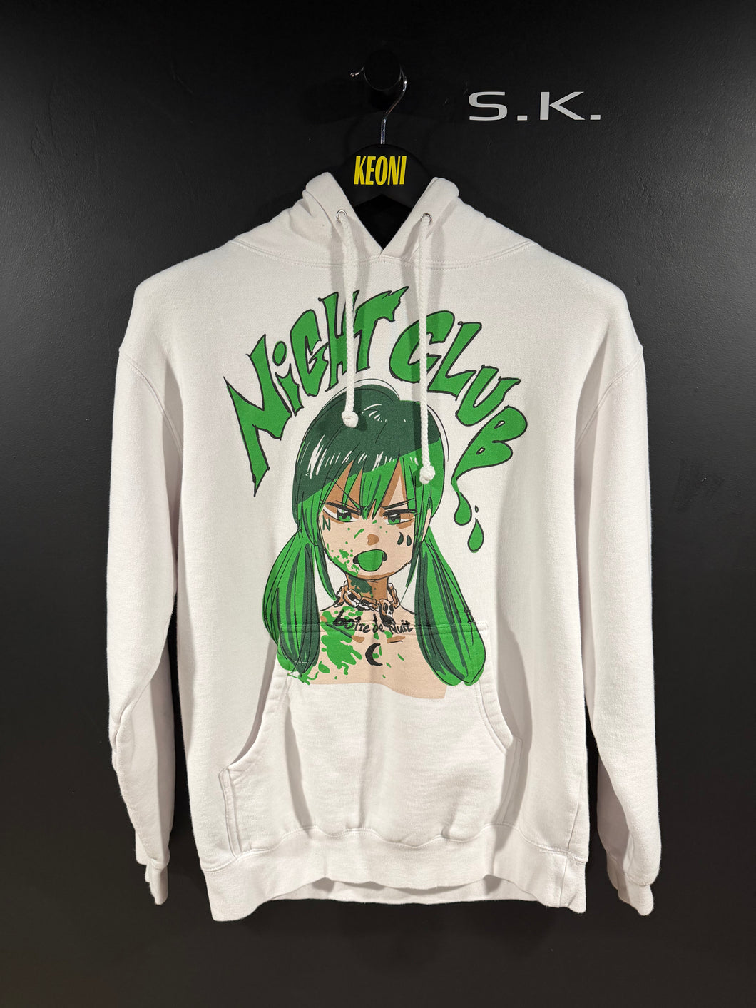 Night Club x Jun Inagawa Anime Girl Hoodie S