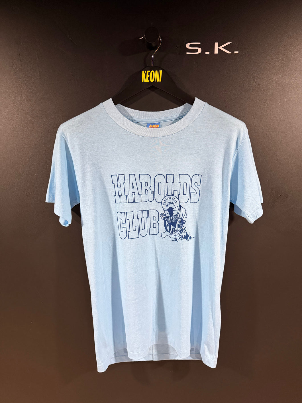 1980s Vintage Harolds Club Casino Reno Single Stitch Soft Thin Souvenir Tee M