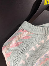 Load image into Gallery viewer, 1980s Vintage Van Heusen Pastel Knit Grunge Dad Sweater XL
