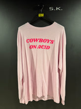 Load image into Gallery viewer, Pleasures Cowboys On Acid Pink Long Sleeve XXL
