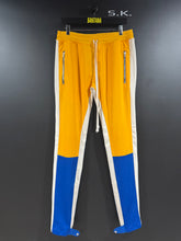 Load image into Gallery viewer, Fear of God x Complexcon Exclusive Fifth Collection 2017 Yellow Blue Motocross Track Pants XL 34x36
