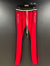 Load image into Gallery viewer, Fear of God Fifth Collection 2017 Red Black Track Pants XL 34x36
