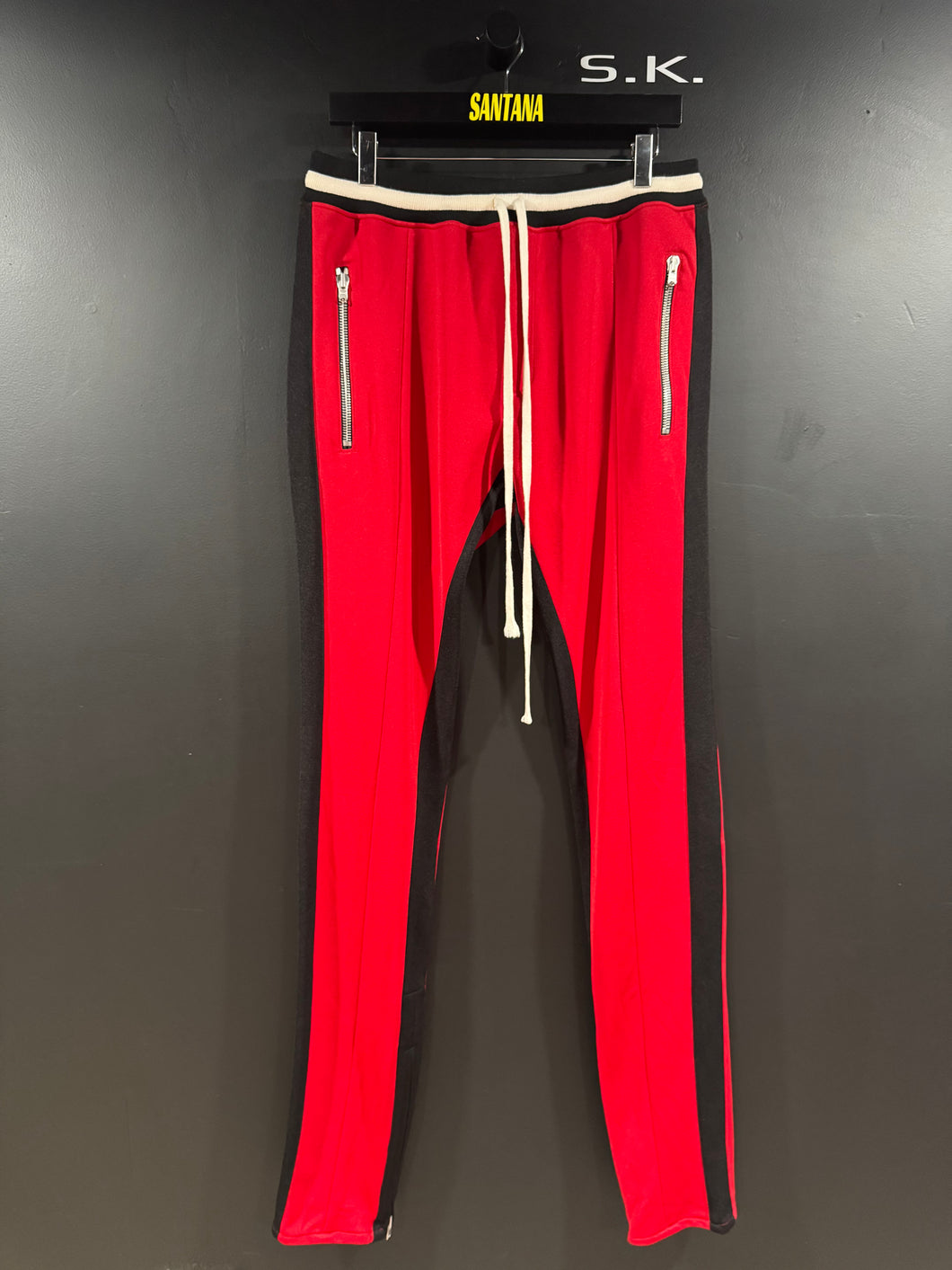 Fear of God Fifth Collection 2017 Red Black Track Pants XL 34x36
