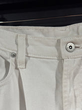 Load image into Gallery viewer, VLONE Old English Stacked Extended White Denim Jeans XXL
