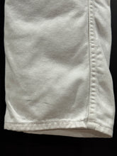 Load image into Gallery viewer, VLONE Old English Stacked Extended White Denim Jeans XXL
