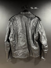 Load image into Gallery viewer, 1990s Vintage MAS Distressed Faded Leather Motorcycle Jacket XL
