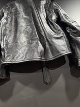 Load image into Gallery viewer, 1990s Vintage MAS Distressed Faded Leather Motorcycle Jacket XL
