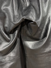 Load image into Gallery viewer, 2010s Vintage Leather Pants Red Lining YKK Zippers 34
