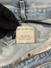 Load image into Gallery viewer, 1990s Vintage Levis Faded Distressed Knee Blow Out Denim Jeans 38
