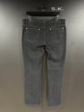 Load image into Gallery viewer, Siberia Hills Studded Saturn Black Denim Jeans 34 BNWT

