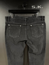 Load image into Gallery viewer, Siberia Hills Studded Saturn Black Denim Jeans 34 BNWT
