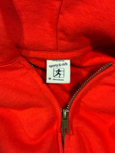 Load image into Gallery viewer, Sporty &amp; Rich Royal Club Red Cropped Zip Up Hoodie M
