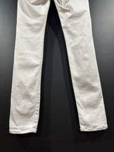 Load image into Gallery viewer, Amiri White Distressed Stacked Denim Jeans 36x33
