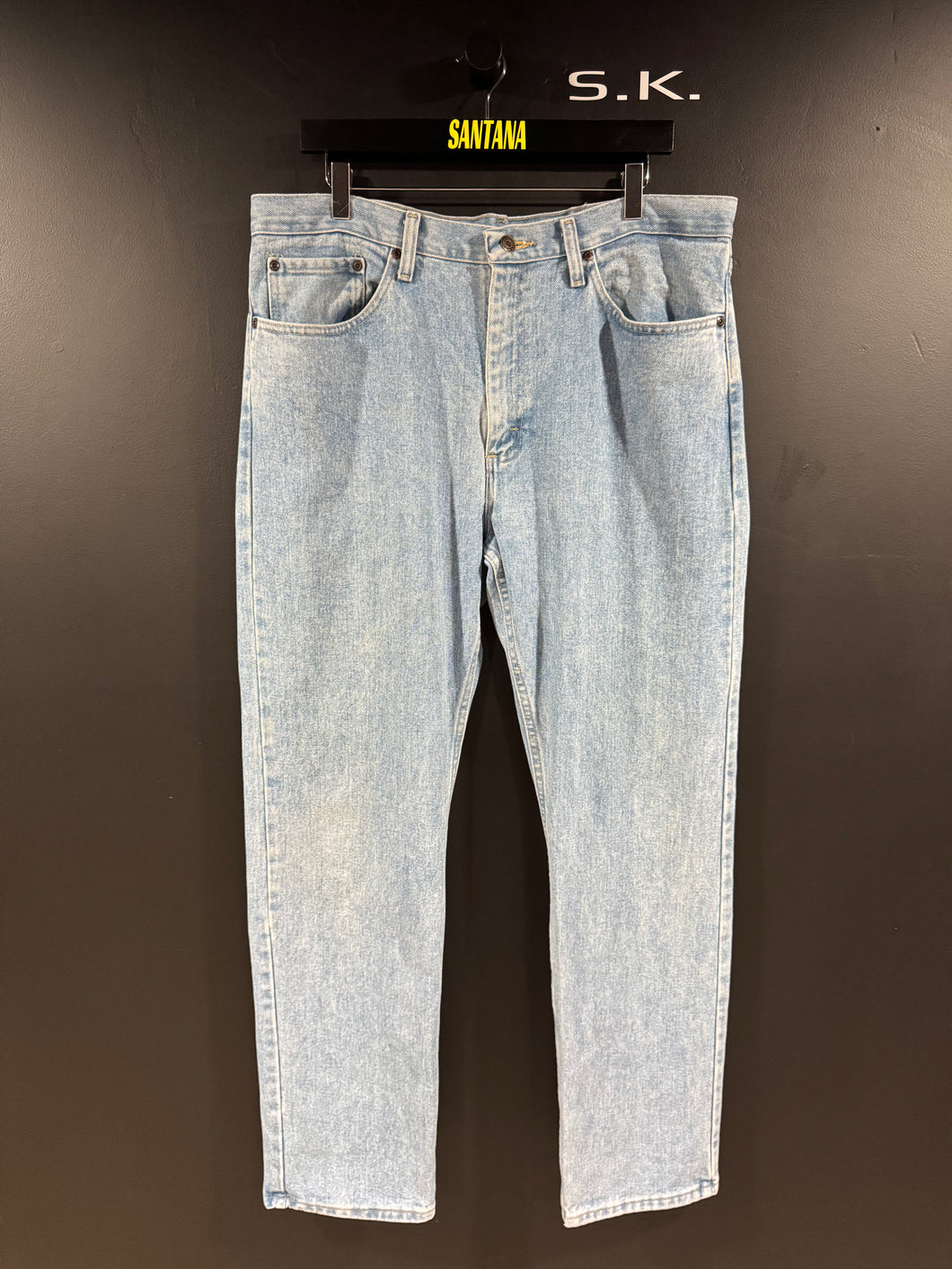 90s / 00s Vintage Wrangler Faded Stone Wash Standard Fit Denim Jeans 36