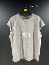 Load image into Gallery viewer, Yeezy Kanye West Ye Yeezus Tour Merch Sleeveless Grey Sweatshirt XL
