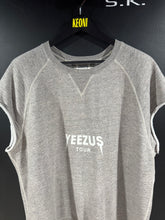 Load image into Gallery viewer, Yeezy Kanye West Ye Yeezus Tour Merch Sleeveless Grey Sweatshirt XL
