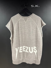 Load image into Gallery viewer, Yeezy Kanye West Ye Yeezus Tour Merch Sleeveless Grey Sweatshirt XL
