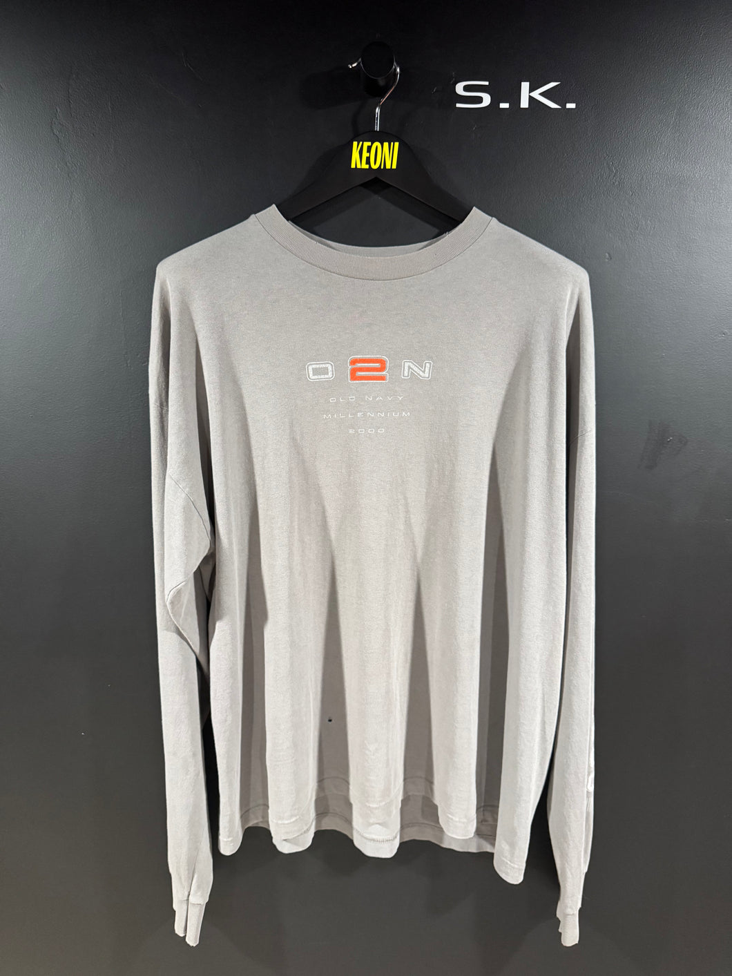 2000 Y2K Vintage Old Navy 02N Millennium Long Sleeve L