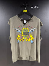 Load image into Gallery viewer, 2007 Vintage Microsoft Halo Master Chief Spartans Distressed Cut Off Gaming Tee L
