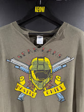 Load image into Gallery viewer, 2007 Vintage Microsoft Halo Master Chief Spartans Distressed Cut Off Gaming Tee L

