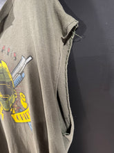 Load image into Gallery viewer, 2007 Vintage Microsoft Halo Master Chief Spartans Distressed Cut Off Gaming Tee L
