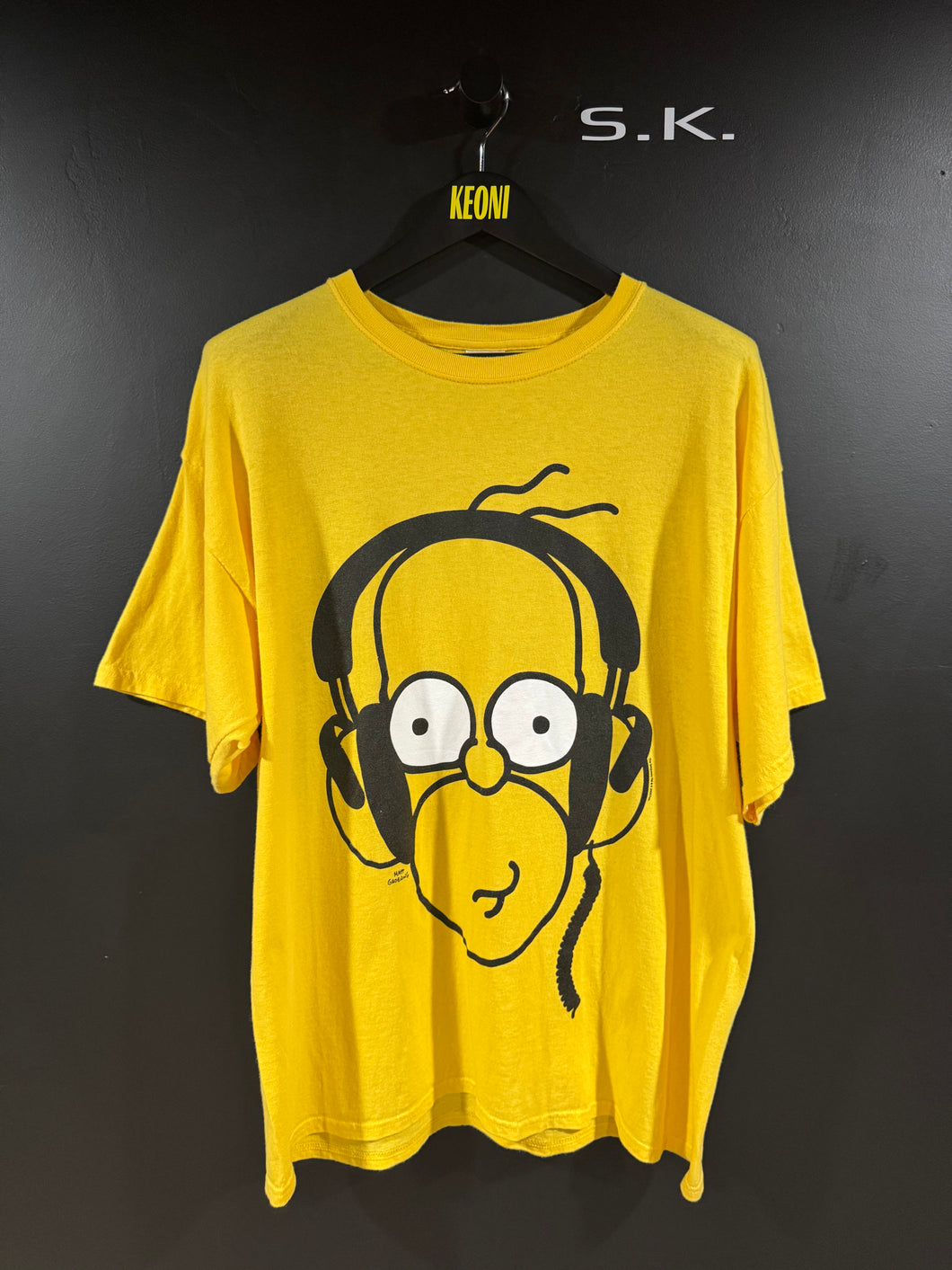 2009 Vintage The Simpsons Homer Simpson Matt Groening Cartoon Tee XL