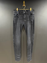 Load image into Gallery viewer, Amiri Faded Black Stack Denim Jeans 34x32
