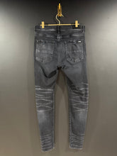 Load image into Gallery viewer, Amiri Faded Black Stack Denim Jeans 34x32
